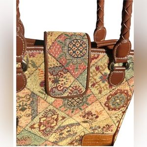 Tapestry Cold water Creek Shoulder Bag